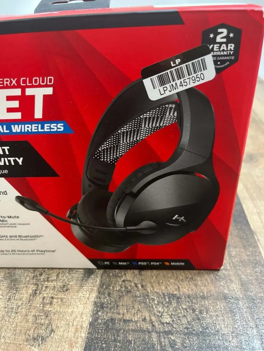 HyperX cloud jet